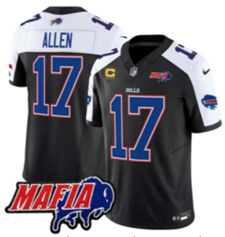 Men 2026 Buffalo Bills #17 Allen black Nike Limited NFL Jersey 100601